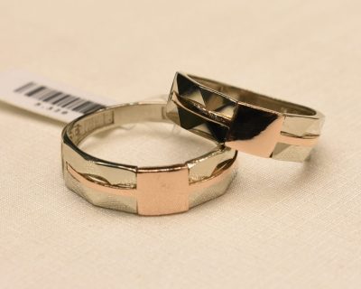 حلقه ست طلا رزگلد كد ۰۸۱۰۴