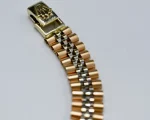 دستبند طلا رولکس گلستانه کد 0322 - Image 2