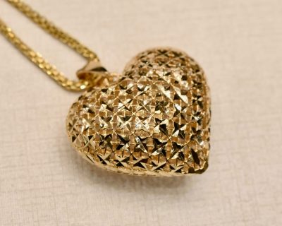 مدال قلب طلا