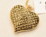 پلاک طلا قلب تراش کد 991 - Image 2