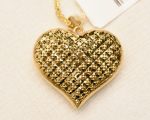 پلاک طلا قلب تراش کد 991