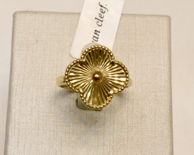 انگشتر طلا van cleef