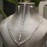 سرویس طلا تمام تراش سفید کد927