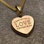 آویز تیفانی قلب