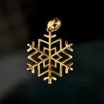 آویز طلا برف